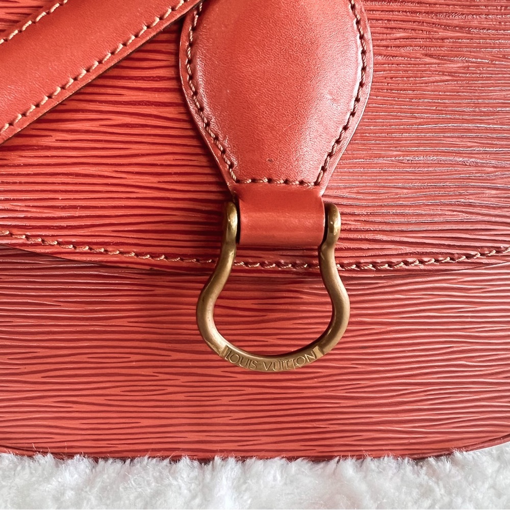 Louis Vuitton Saint Cloud In Brown Epi Leather Vintage Crossbody Shoulder Bag - Picture 3 of 16